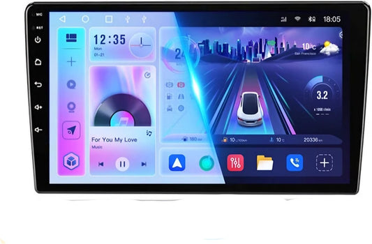 10,1 inch Android | 1 GB & 16 GB | Universele 2-din autoradio | Dubbeldin radioscherm | Met ISO-stekker | Universele 2-din 10,1" scherm | Bluetooth, wifi, dubbeldin 10 inch |