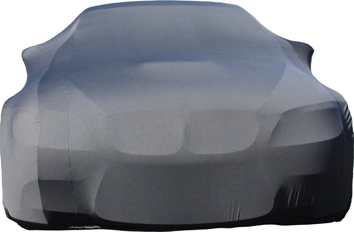 Car Cover Stretch Car Cover Luxury Ventilated Black Size Indoor Cover Cotton