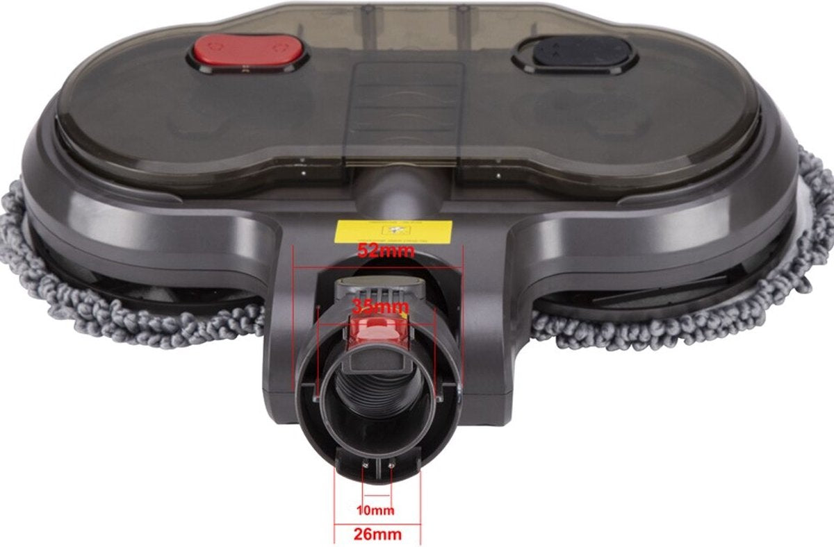 Electric Mop - For Dyson V8 V7 V10 V11 Series - Floor Wiper - Floor Mop - Electric Floor Wiper - 2 in 1 Vacuum and Mop - FREE 6 mops