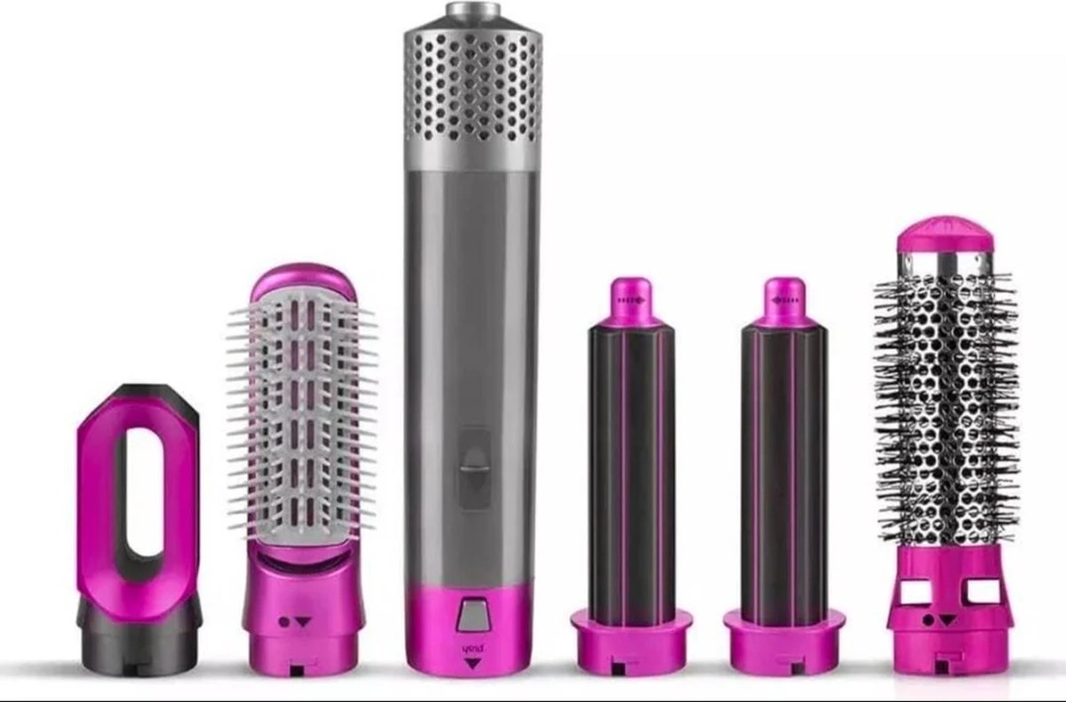 Heteluchtstyler 5-in-1 Airwrap Föhn Krultang