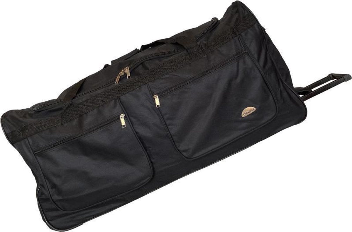 Travel bag with 3 wheels - XXL trolley - 160 liters - black