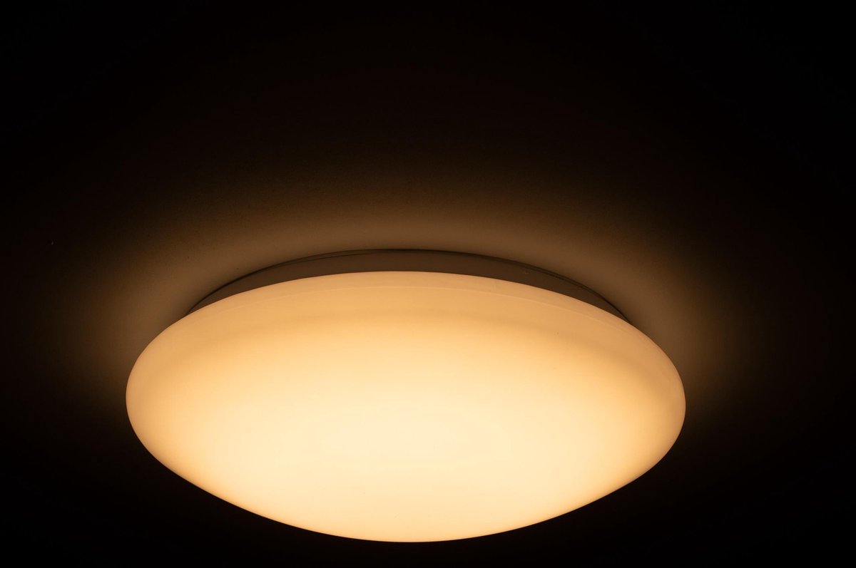 LED Plafondlamp ø 33 cm met bewegingssensor - Binnen & Buiten - Warm wit