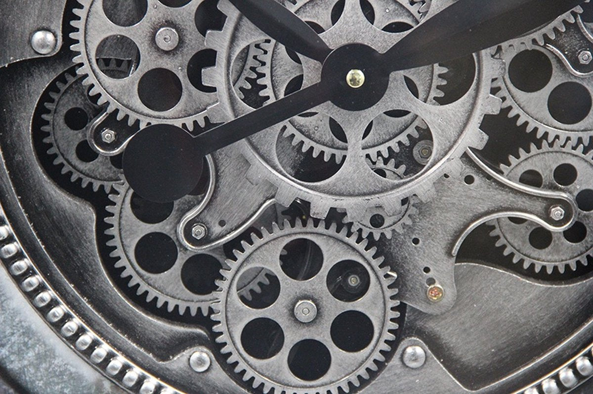 Large Wall Clock Sven - Industrial Clock - Modern Wall Clock 80 cm