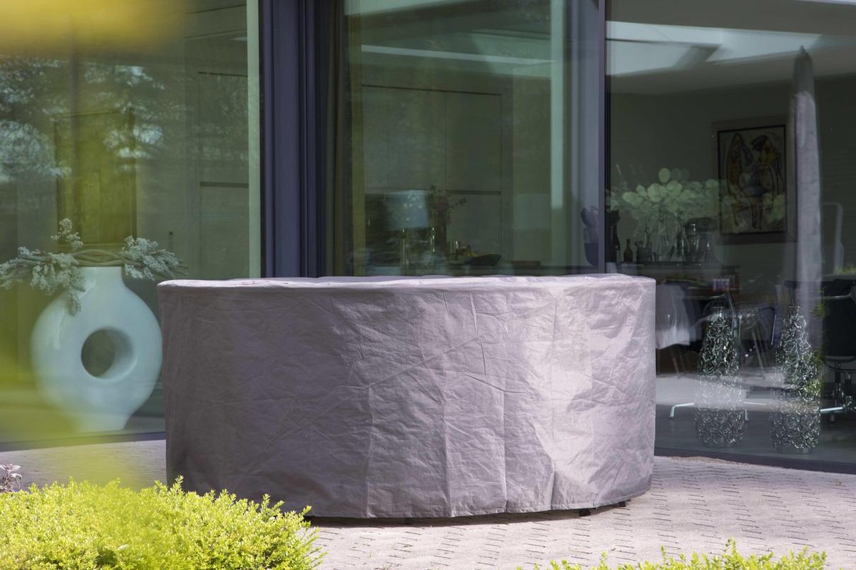 Ronde tuintafel beschermhoes Tuintafel hoes ø 260x85 cm Topkwaliteit tuinhoes TÜV gecertificeerd