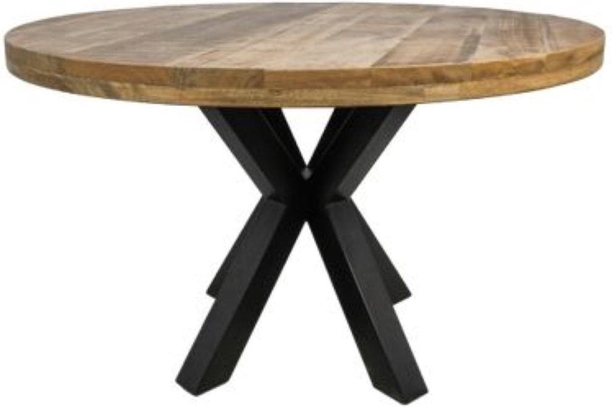 Eettafel Rond 100 cm mangohout NATUREL