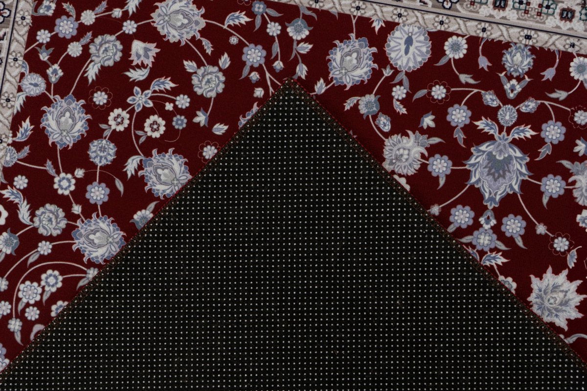 Lalee Dunya klassiek vloerkleed digitaal geprint karpet Perzisch motief laagpolig tapijt antislip rug wasbaar 160x230 cm rood