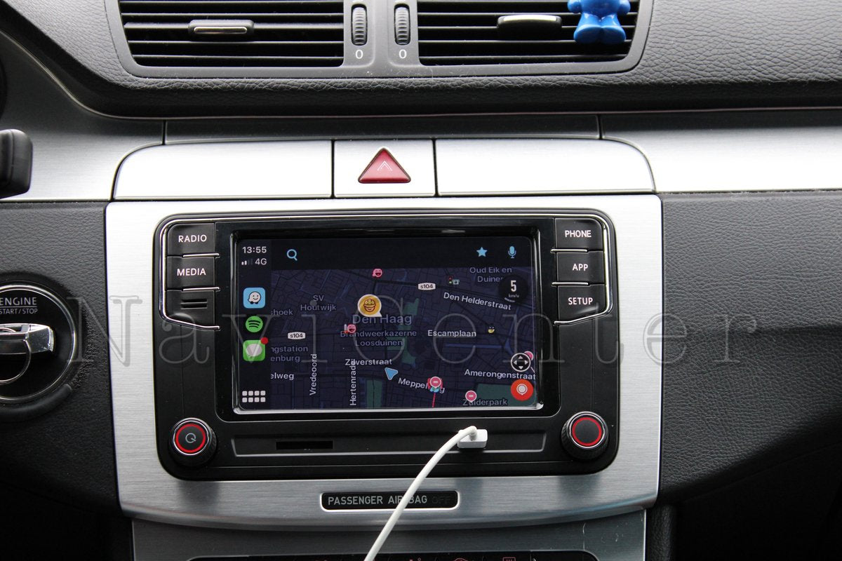 RCD CarPlay autoradio voor Volkswagen Golf 6 Polo 6r Passat Jetta Caddy Eos Transporter Tiguan Touran Scirocco vanaf bouwjaar 2010