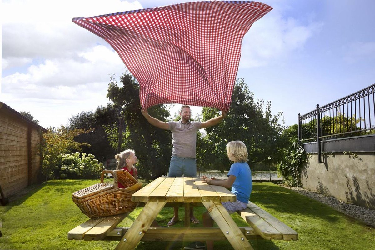 ATLANTIS Houten Picknicktafel - 180 cm - 6 Personen
