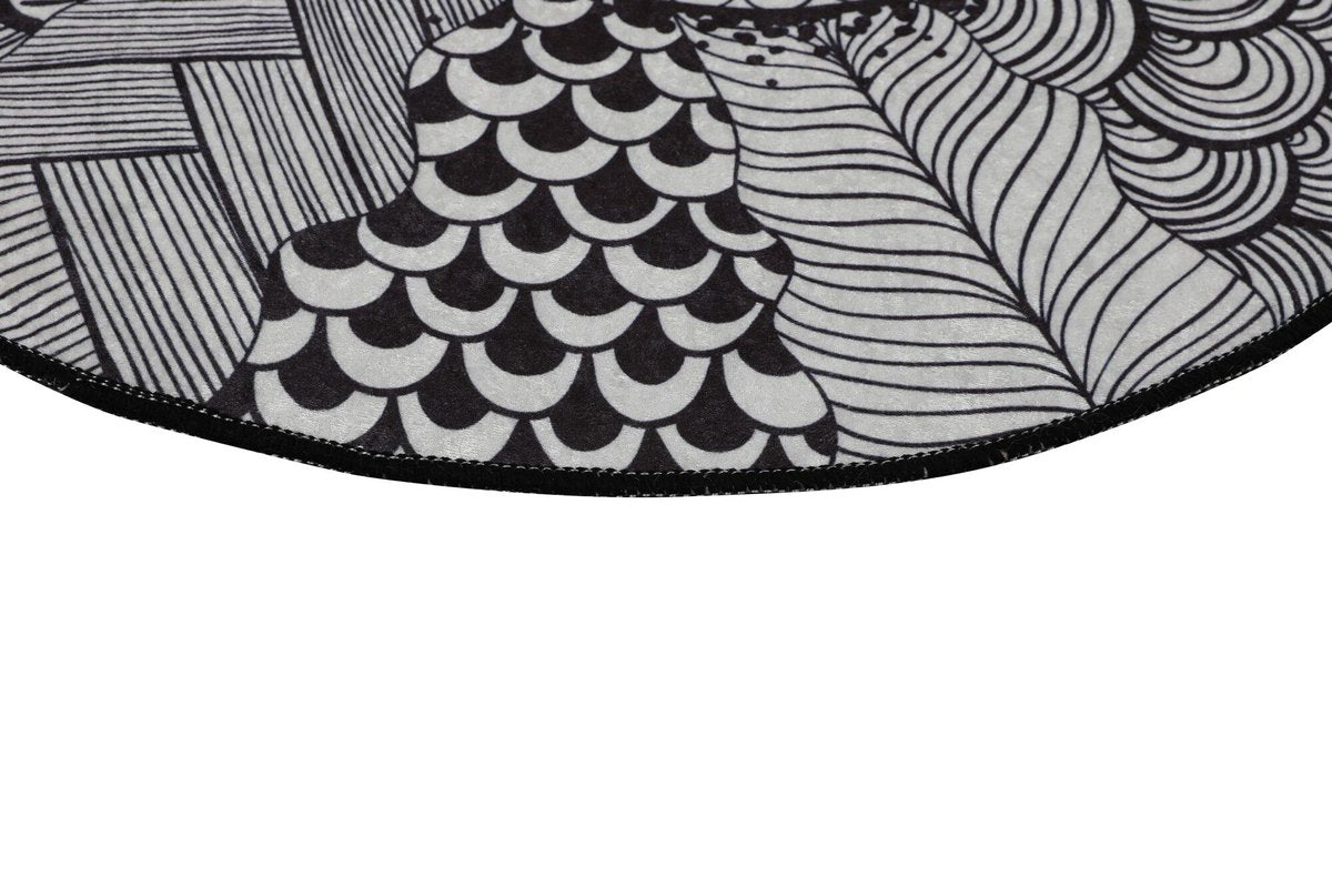 Asir Badmat 100% MICROPOLYAMIDE Anti-allergisch Stof- en Vlekafstotend Antislip Onderzijde Diameter: 140 cm 700 gr/m