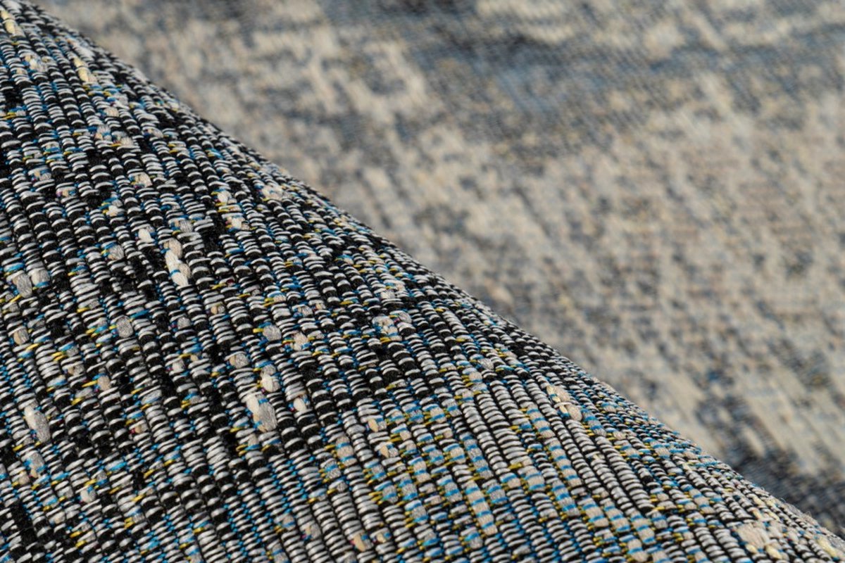 Lalee Summer - Vloerkleed - Outdoor indoor - Buitengebruik - Flatwave - tuin - sunset kleed - strand Tapijt - rotsen Karpet - 160x230 cm - multi grijs silver