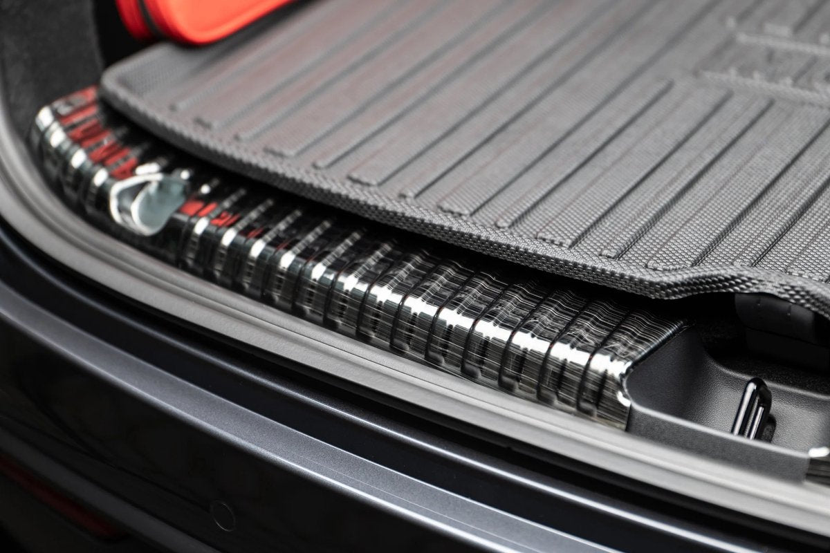 Tesla Model Y Dorpel Beschermer Kofferbak Carbon Look - Premium Accessoires in Nederland en België