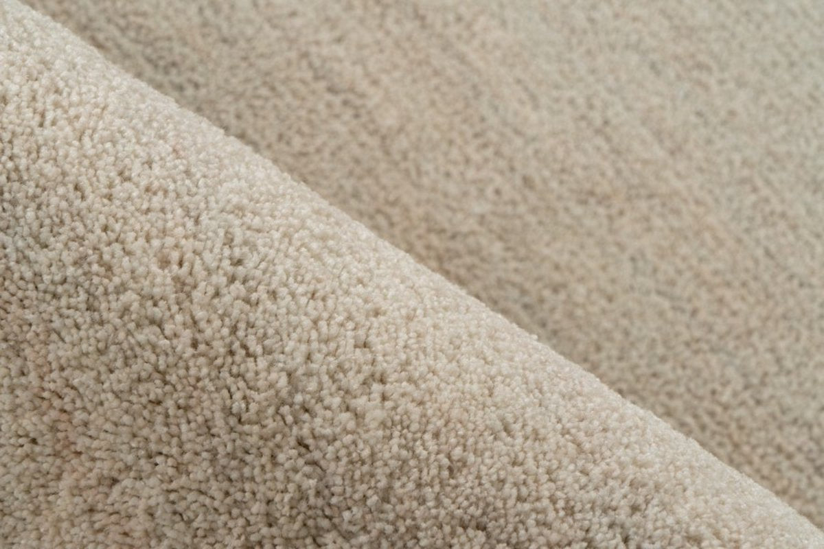 Lalee Comfy Uni Organic organische vorm vloerkleed karpet effen laagpolig vloerkleed rechthoekig organische vormen tapijt fraai gemêleerd 160x230 cm ivoor gebroken wit