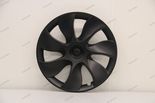 Tesla Model Y Mat Zwarte Aerodynamische Wieldoppen - Set van 4 wieldoppen - Sportieve upgrade voor 19 inch velgen