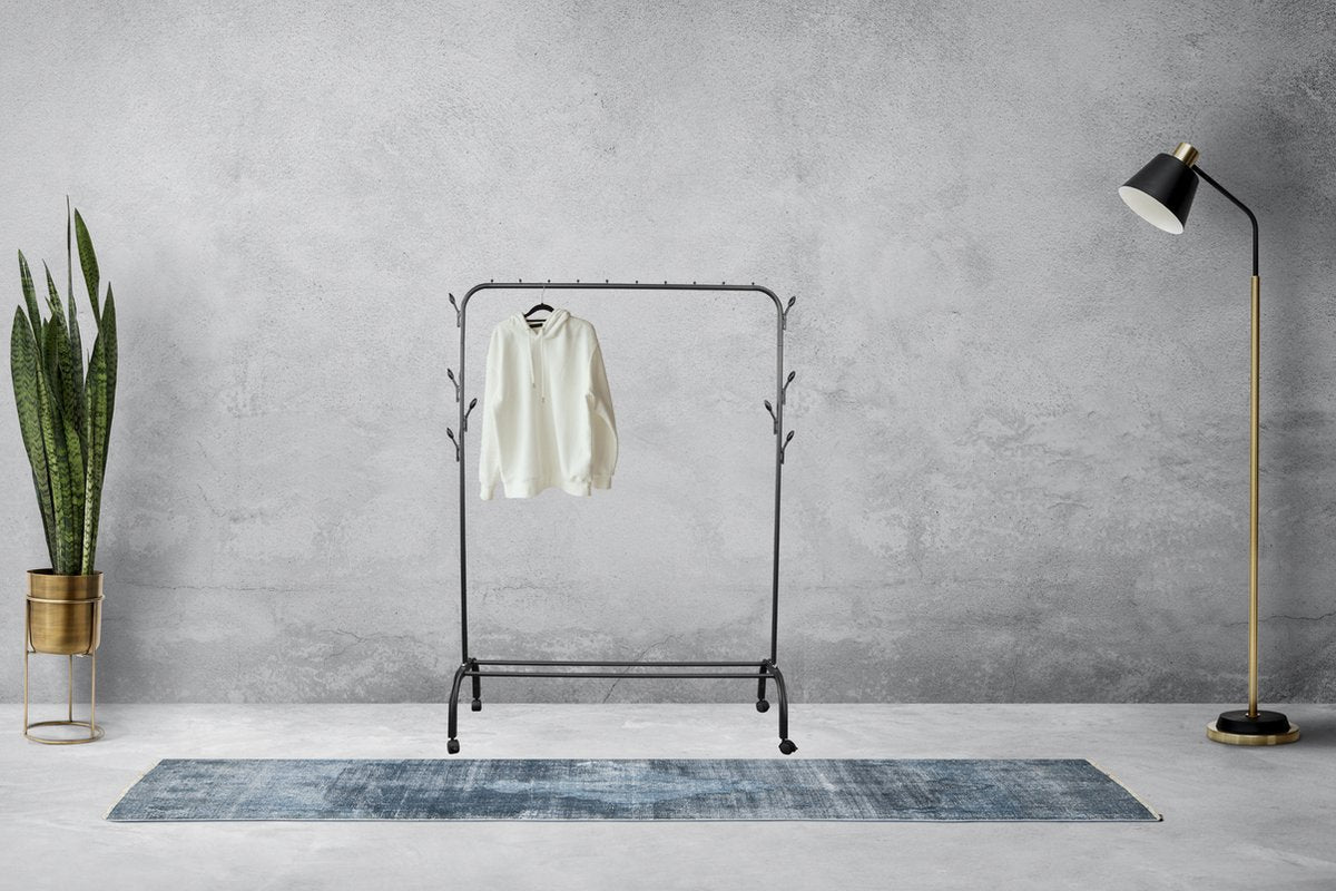 LG Life’s Green Kledingrek - Dressboy – Zwart – Metaal – Garderoberek met ophanghaken – H144xB110xD40 cm