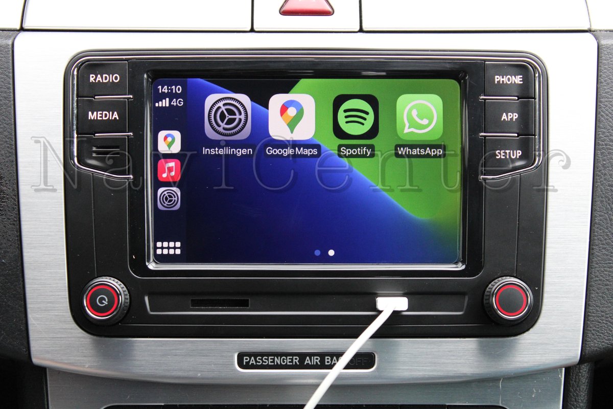 RCD CarPlay autoradio voor Volkswagen Golf 6 Polo 6r Passat Jetta Caddy Eos Transporter Tiguan Touran Scirocco vanaf bouwjaar 2010