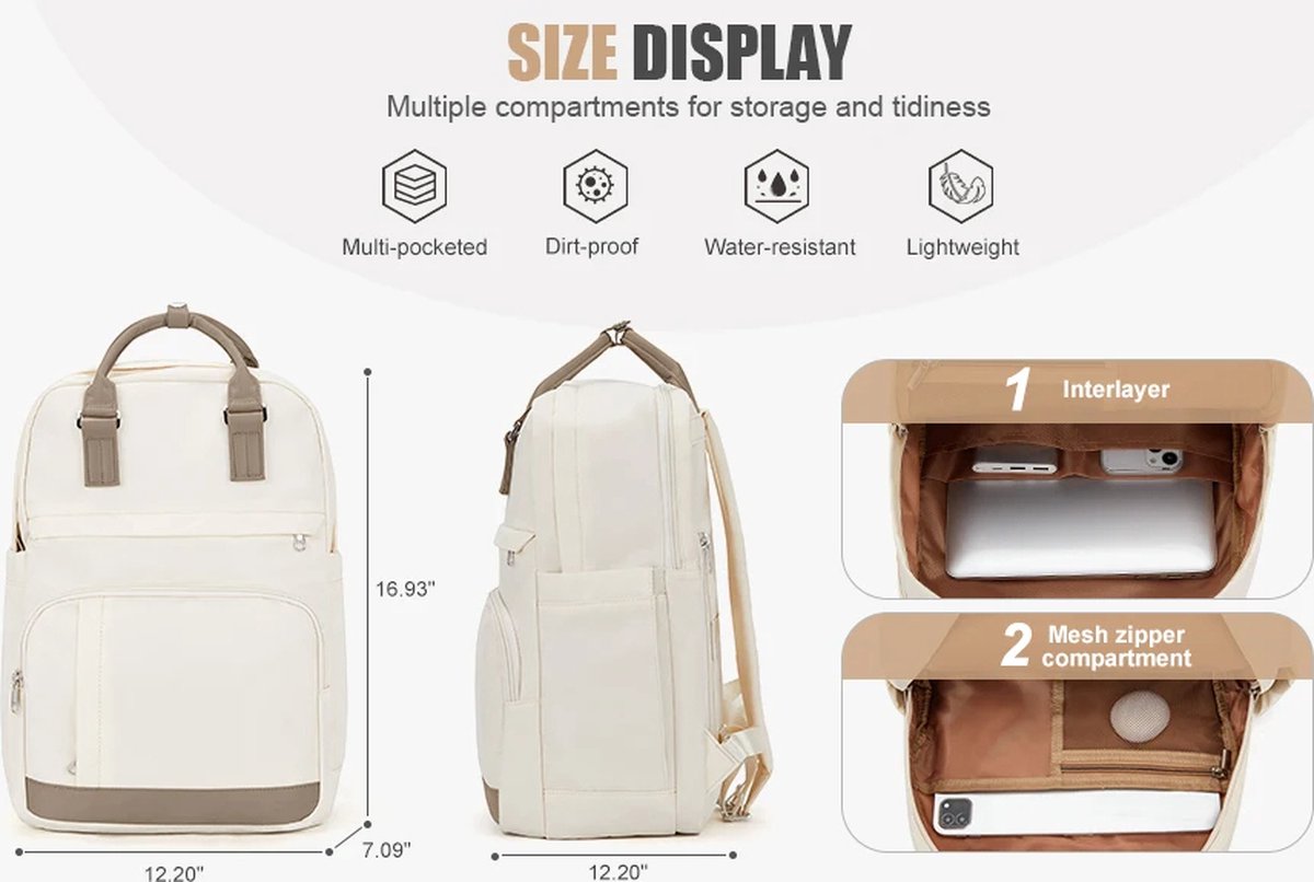 Rugtas - Zwart - waterdicht - Reistas - Backpack