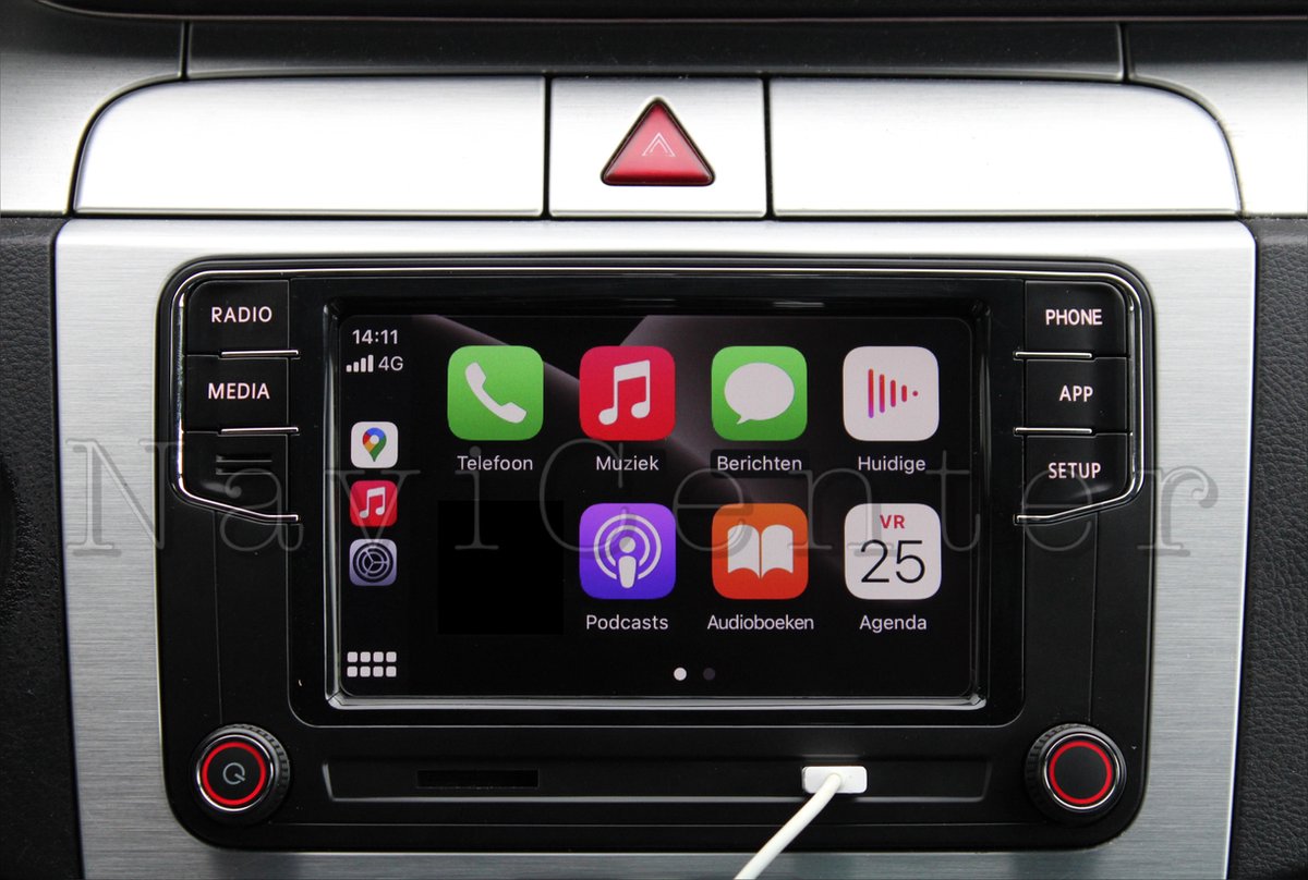 RCD CarPlay autoradio voor Volkswagen Golf 6 Polo 6r Passat Jetta Caddy Eos Transporter Tiguan Touran Scirocco vanaf bouwjaar 2010