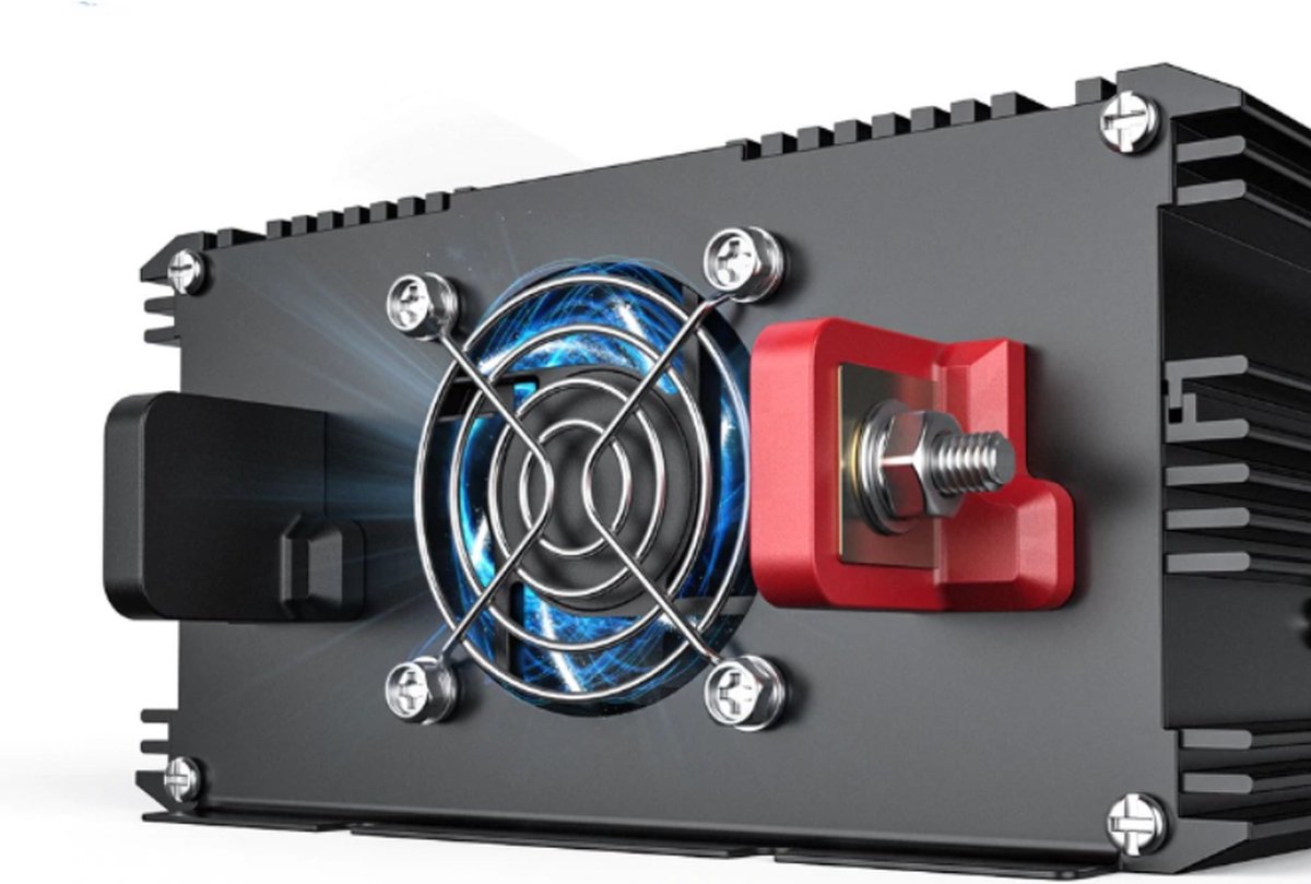 12V 230V Omvormer - Auto Stroomomvormer - Inverter - Omvormer Auto Camper Boot - Campingstroom - Voor Auto Koelkast