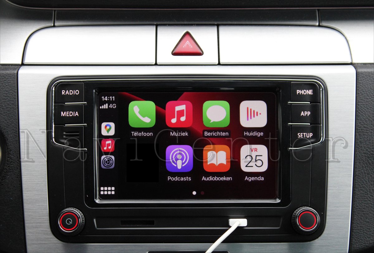 RCD CarPlay autoradio voor Volkswagen Golf 6 Polo 6r Passat Jetta Caddy Eos Transporter Tiguan Touran Scirocco vanaf bouwjaar 2010