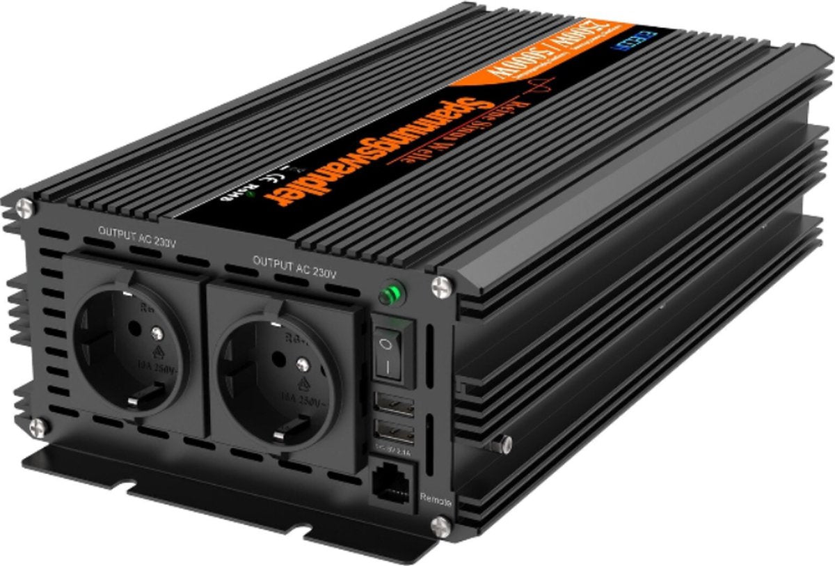 12V 230V Omvormer - Auto Stroom Omvormer - Inverter - Omvormer Auto Camper Boot - Camping Stroom - Voor Autokoelkast