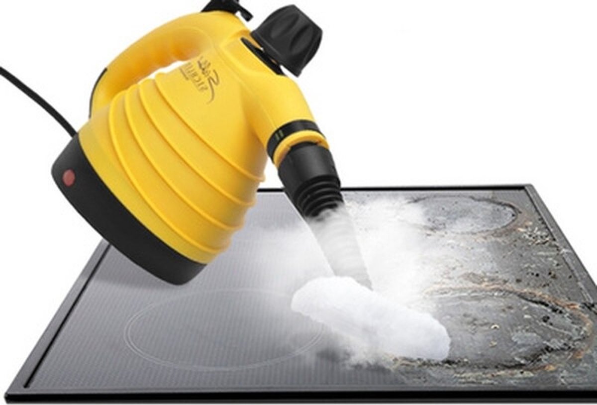 Steam cleaner - Stain remover - Cleaning machine - Carpet cleaner - Stains - Furniture - 8-piece - Cleaning - Windows