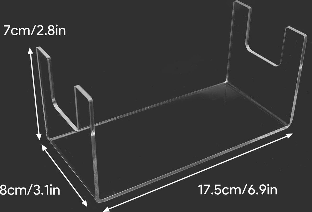 2 stuks acryl riser display standaard U-vormige displayhouder transparant speelgoed poppen sieradenstandaard rek voor slaapkamer rekken vitrine voor sieraden speelgoed display tafeldecoratie