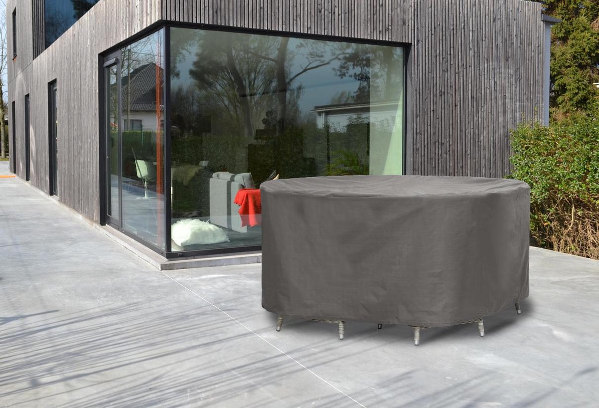 Tuinset beschermhoes ronde tuinsethoes ø 200x85 cm | Hoes voor tuinset TÜV gecertificeerd
