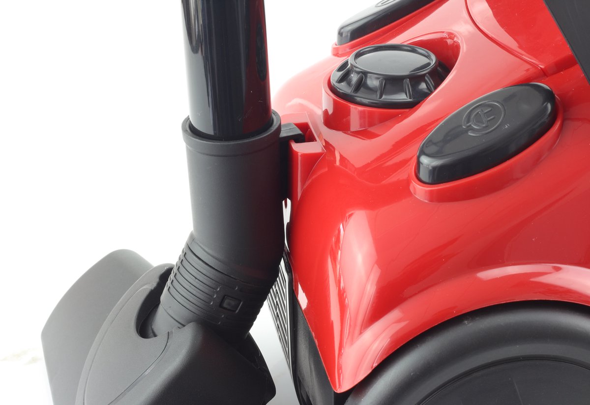 Royalty Line Zakloze Stofzuiger - 2 Liter - Cycloonstofzuiger - Stofzuigers - 5 Niveaus Filtering - Sterke Zuigkracht - Compact en Licht - Gemakkelijk Schoon Te Maken - Rood