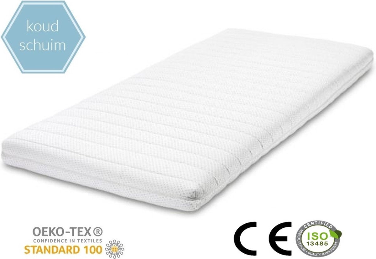 Topper - Topdekmatras - Gel Hybride Traagschuim 80x200 9 cm dik Actie!!!!
