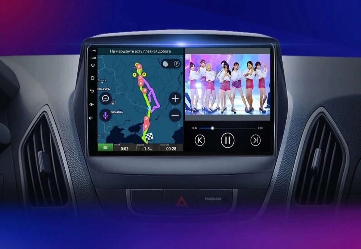 Hyundai IX35 | 2009 - 2017 | Carplay & Android auto | 2GB & 32GB | Autoradio met navigatie | Radioscherm | 2009 2010 2011 2012 2013 2014 2015 2016 2017 | LM