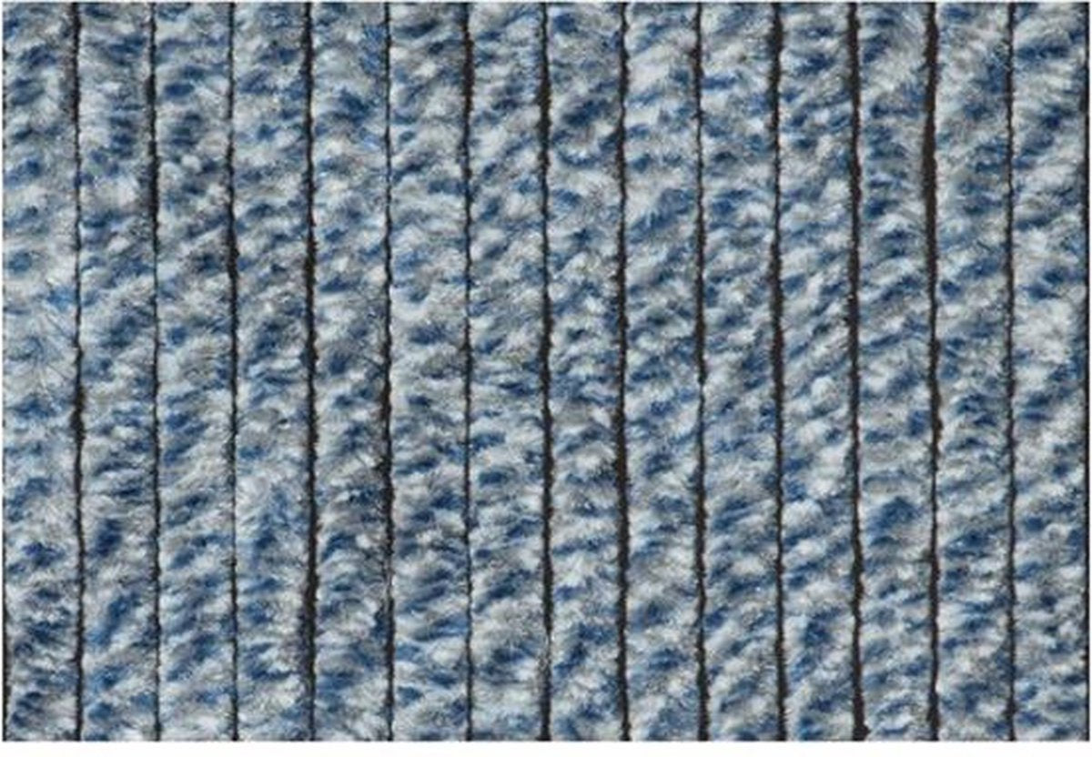 Kattenstaart - 100x230 cm - Blauw/Grijs/Wit