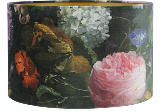 Floor lampshade - 35x35x22cm - Vincent Velour - gold inside