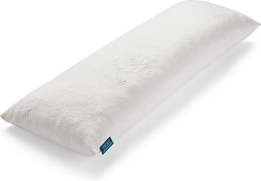 Shredded Memory Foam body pillow 20 x 54 inch with cover - ergonomic side sleeper pillow for adults - ideal pregnancy pillow maternity pillow cover xxl