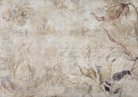 Fotobehangkoning - Behang - Vliesbehang - Fotobehang - Power of Passing - Vintage - 150 x 105 cm