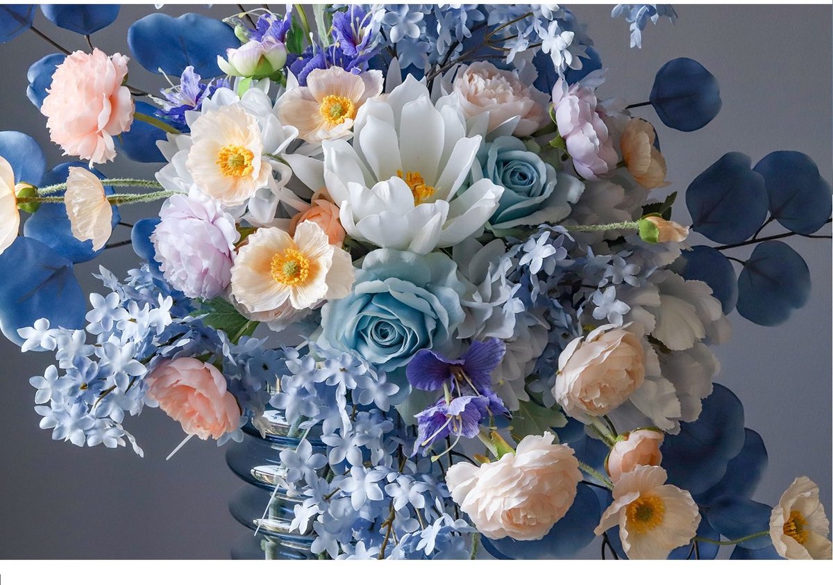 Silk Bouquet - 50-115 cm high - 15 stems - DIY bouquet - all artificial flowers delivered loose - Spring - multi color - Artificial flowers - fake flowers - artificial plants