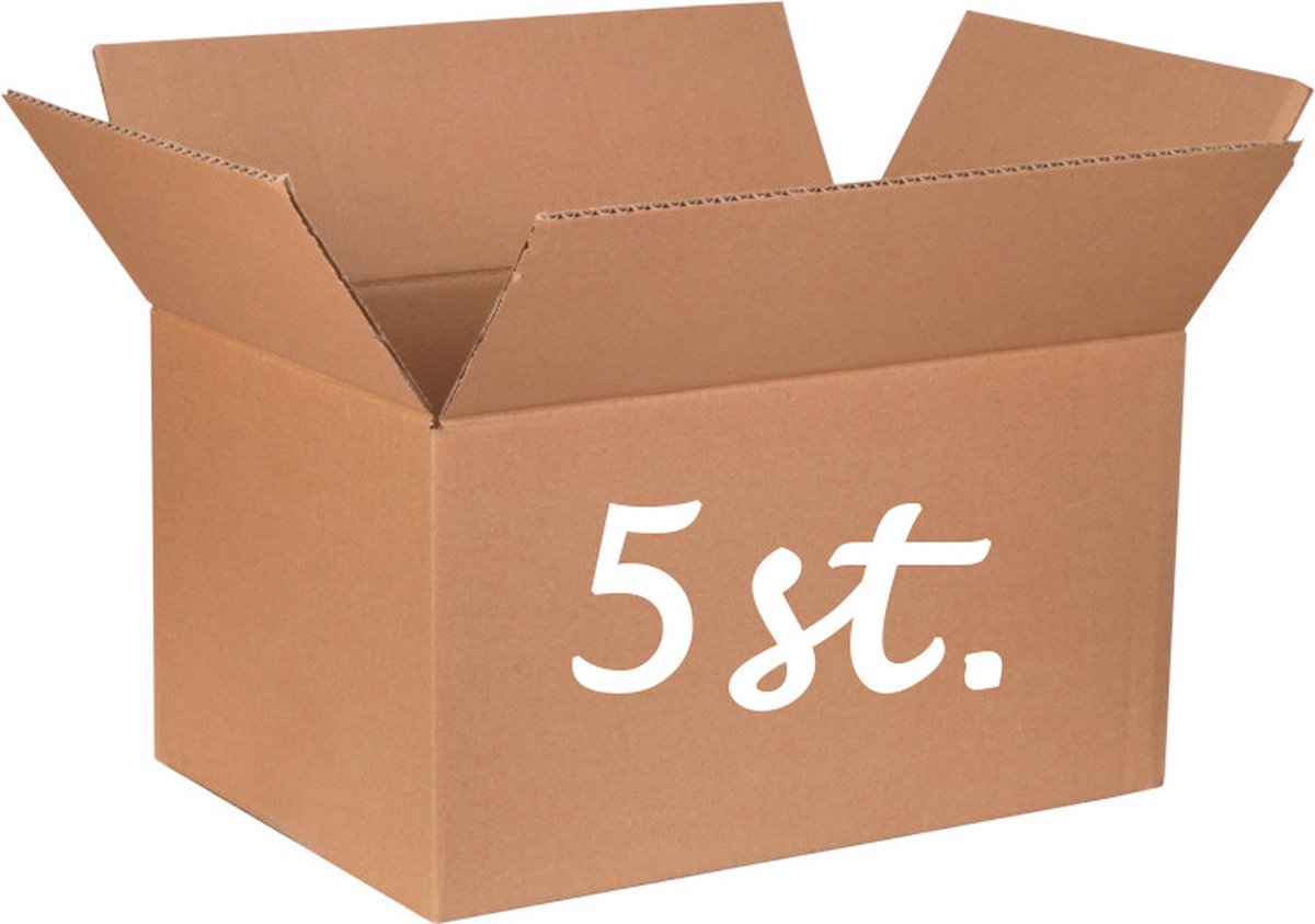 Shipping box 5 PIECES XXL Cardboard 1000 x 500 x 500 mm Cardboard double corrugated Brown Box 100 x 50 x 50 cm – storage box – STURDY 5-layer cardboard 650g/m2