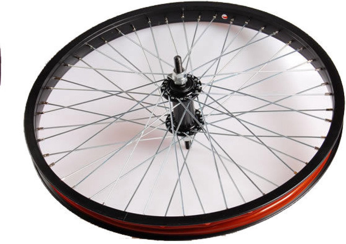 Rear wheel 20 x 1.75 aluminum Freestyle 48 spoke - black