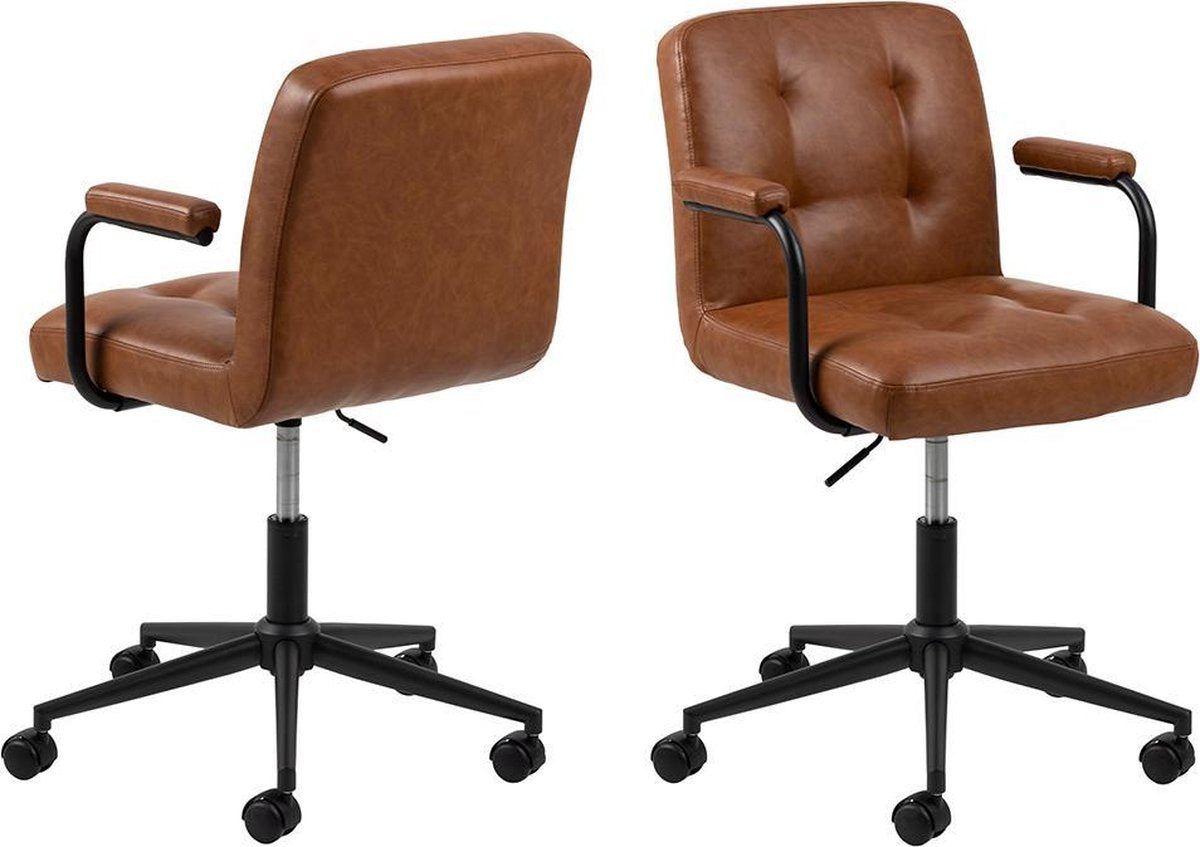 Bureaustoel Maeve Cognac