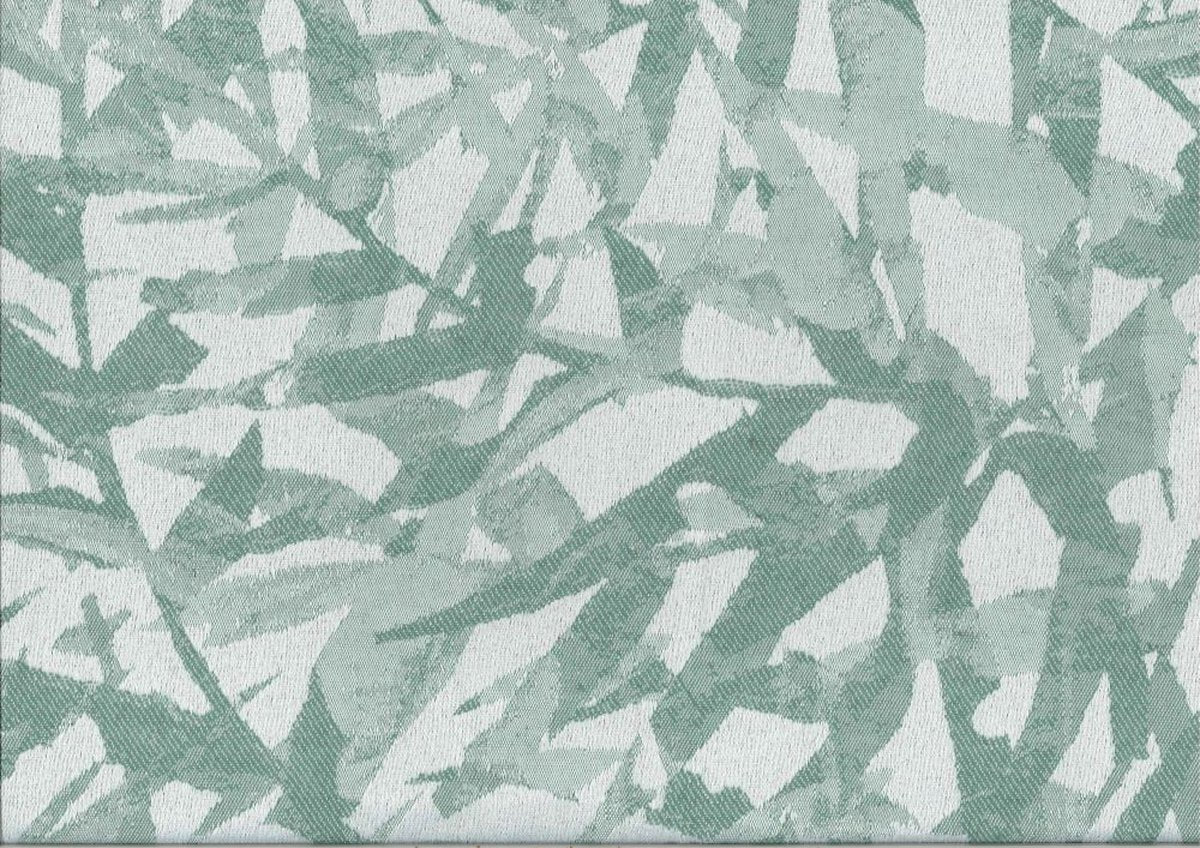 Jacquard Geweven Gecoat Luxe Tafellaken - Tafelzeil - Tafelkleed - Calera blauw - Hoogwaardig - Opgerold op dunne rol - Geen plooien - Rechthoekig - 140 cm x 300