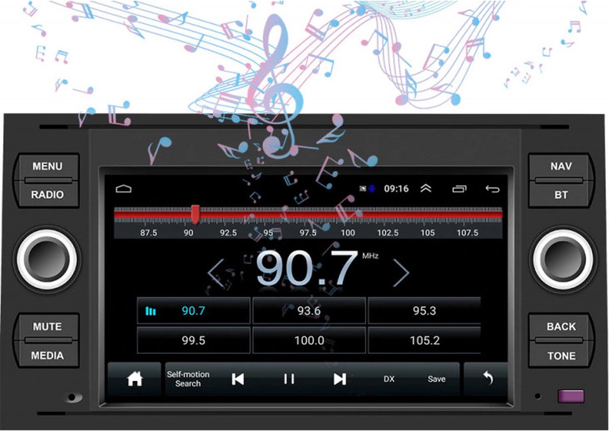 Radio Navigatie radio Ford Focus 2 | C-max | S-max | Kuga | Fusion | Fiesta