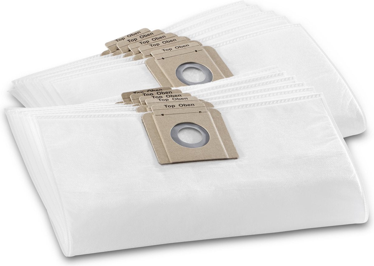 Kärcher Stofzuigerzak Microfleece 10 stuks T10/1, T12/1 69043150 (6.904-315.0)
