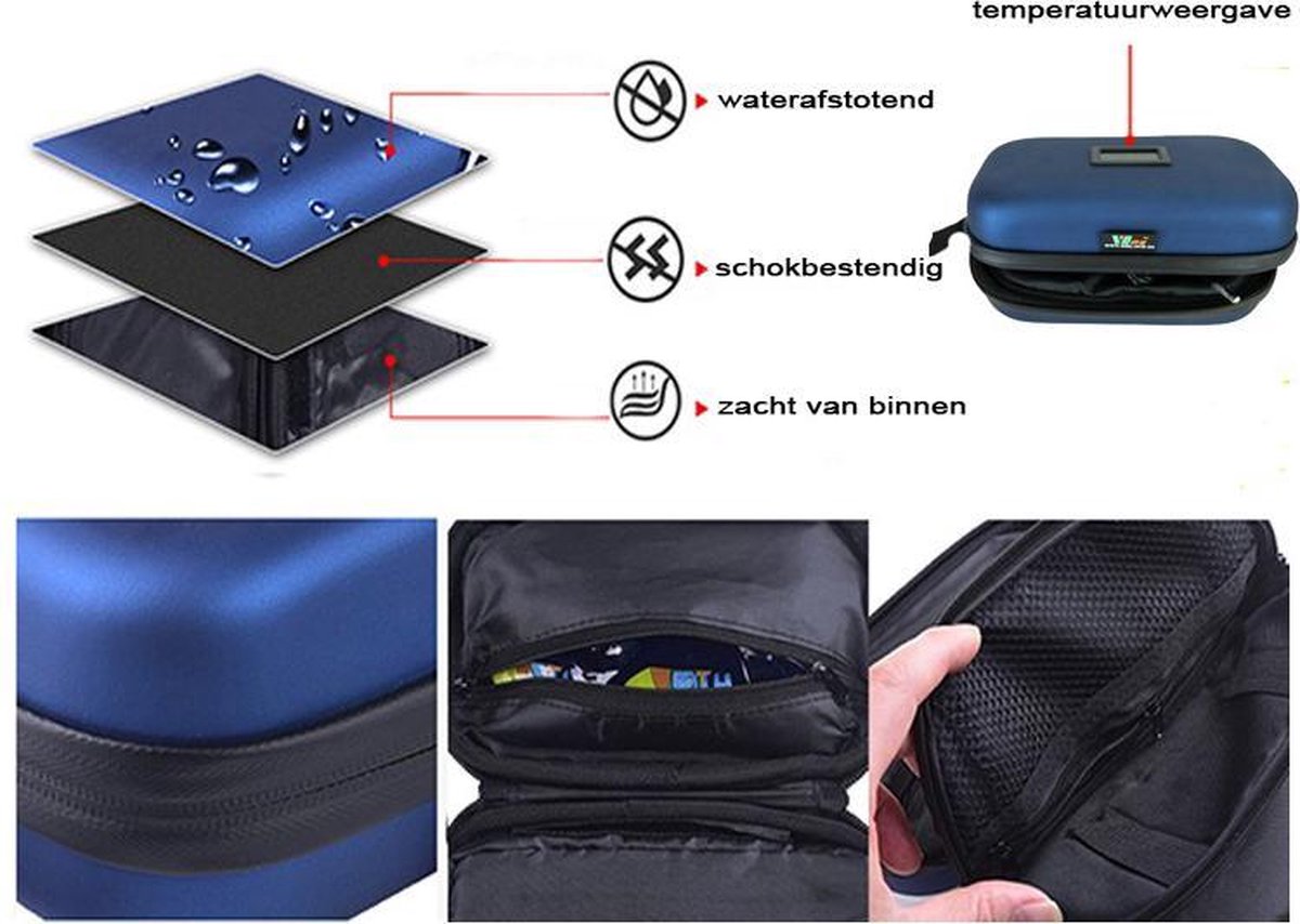 XSPLASH | Insuline Koeltas | Koeltas | Diabetestas | Reis etui | Medische Koeltas | ICE tas | Toilettas | Reisaccessoires