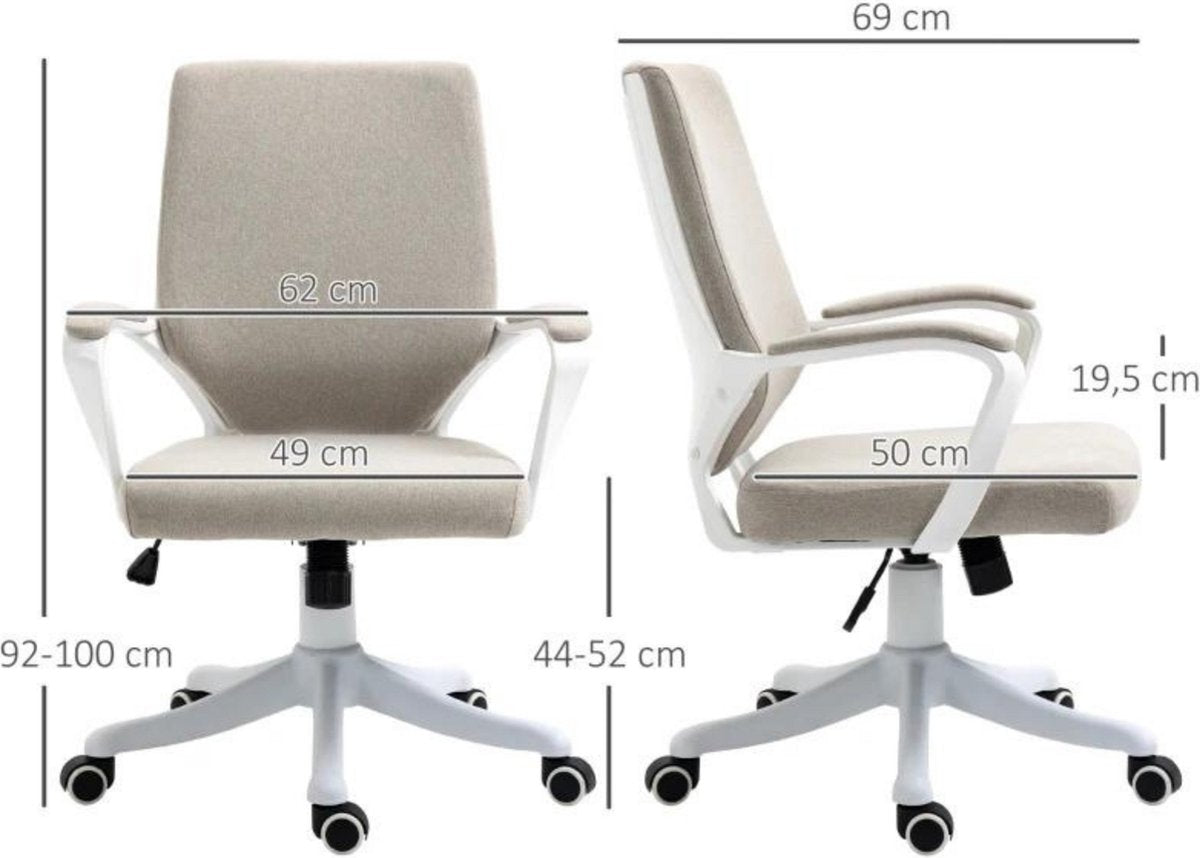Bureaufauteuil met relaxfunctie - Ergonomische bureaustoel - Gamestoel - Gamingstoel