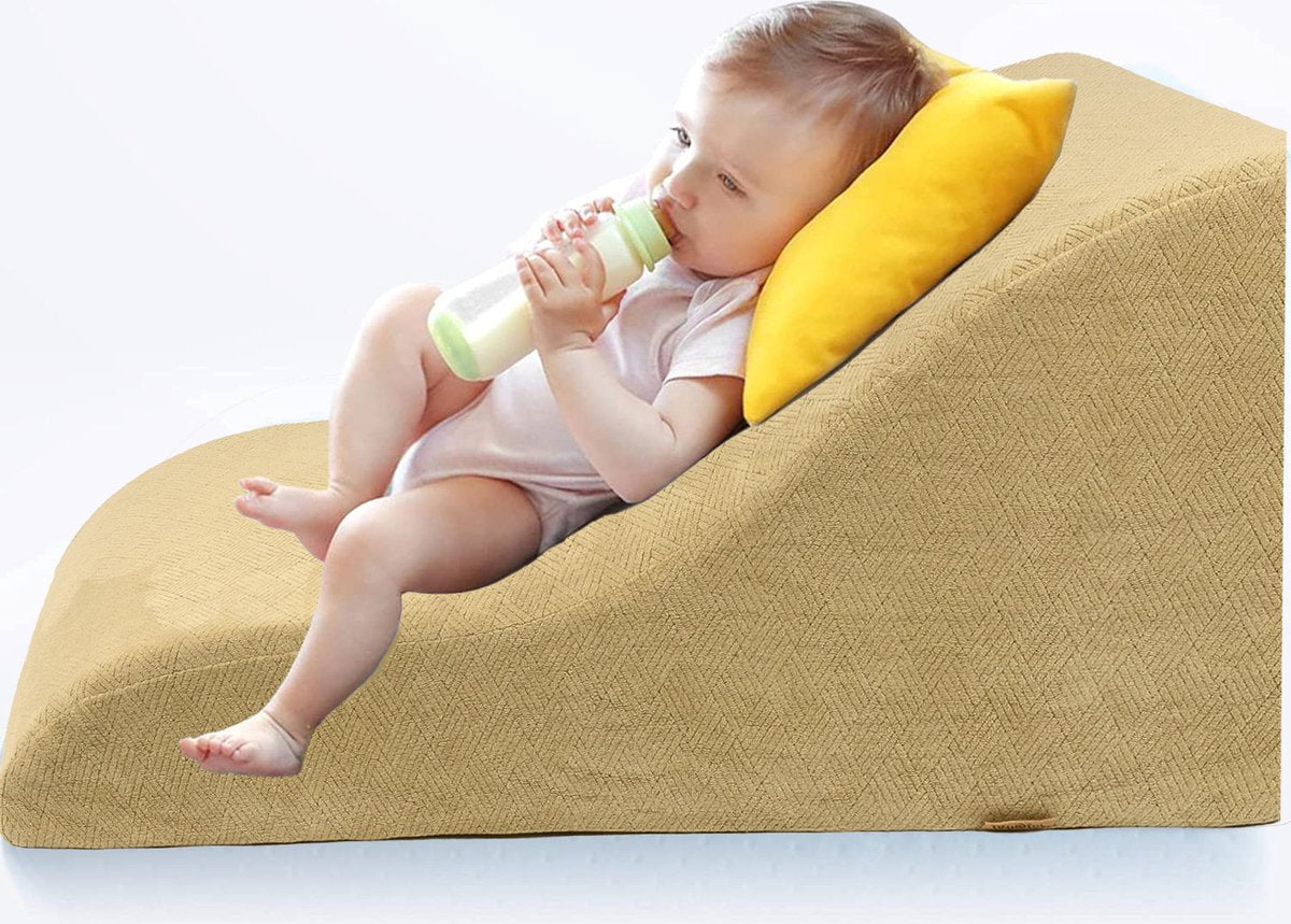 Premium Livingful Triangular Wedge Pillow • Reading Pillow for Bed and Sofa • Memory Foam Incline Pillow System For Legs And Back Support Pillow • Acid Reflux • Anti-Snoring Heartburn • Perfect for Relaxing, Gaming or Watching TV • Back Pillow