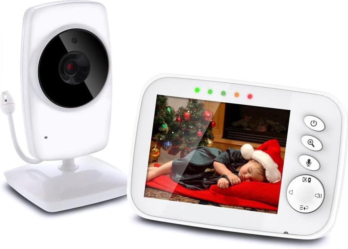 Video Baby Monitor - 3.2 Inch Video Baby Monitor - Talk Back Function - Night Vision - Wireless