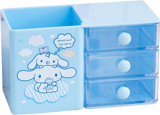 Cinnamoroll Bureau Kantoorbenodigdheden Container Penhouder - Schattige Potlood Beker Make-up Kwasten Houder Mini Doos