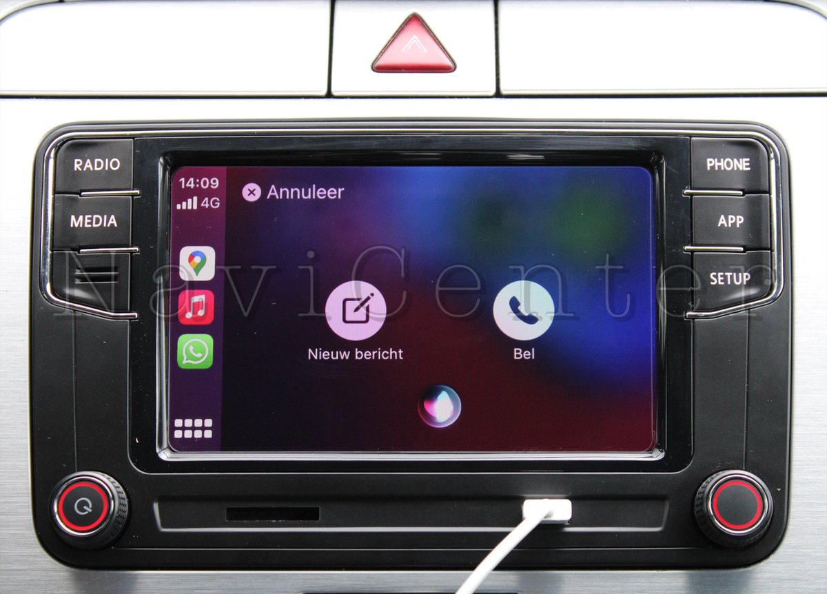 RCD CarPlay autoradio voor Volkswagen Golf 6 Polo 6r Passat Jetta Caddy Eos Transporter Tiguan Touran Scirocco vanaf bouwjaar 2010
