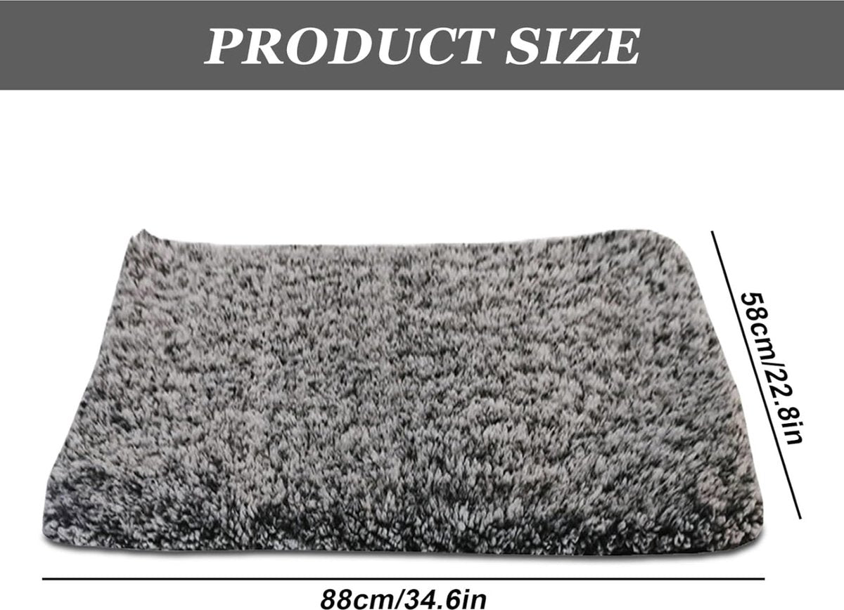 Self-warming blanket for cats, dogs, heating pad, electric blanket, cat bed, 40 x 50 cm, self-warming heating mat, thermal blanket, washable thermal blanket, for dogs, grey