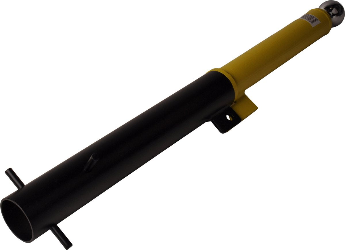 Parking post with lock for trailers and caravans