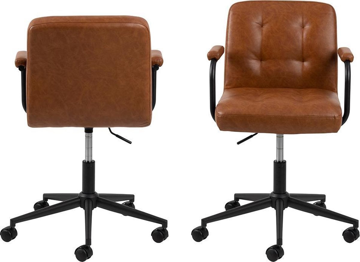 Bureaustoel Maeve Cognac